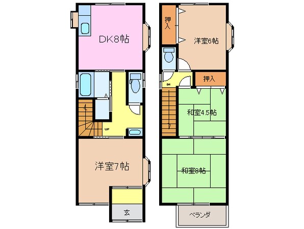 川合高岡駅 徒歩33分 1階の物件間取画像